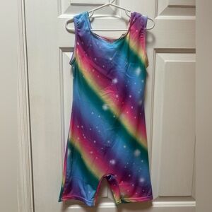 Colorful Starry Gymnastics Leotard